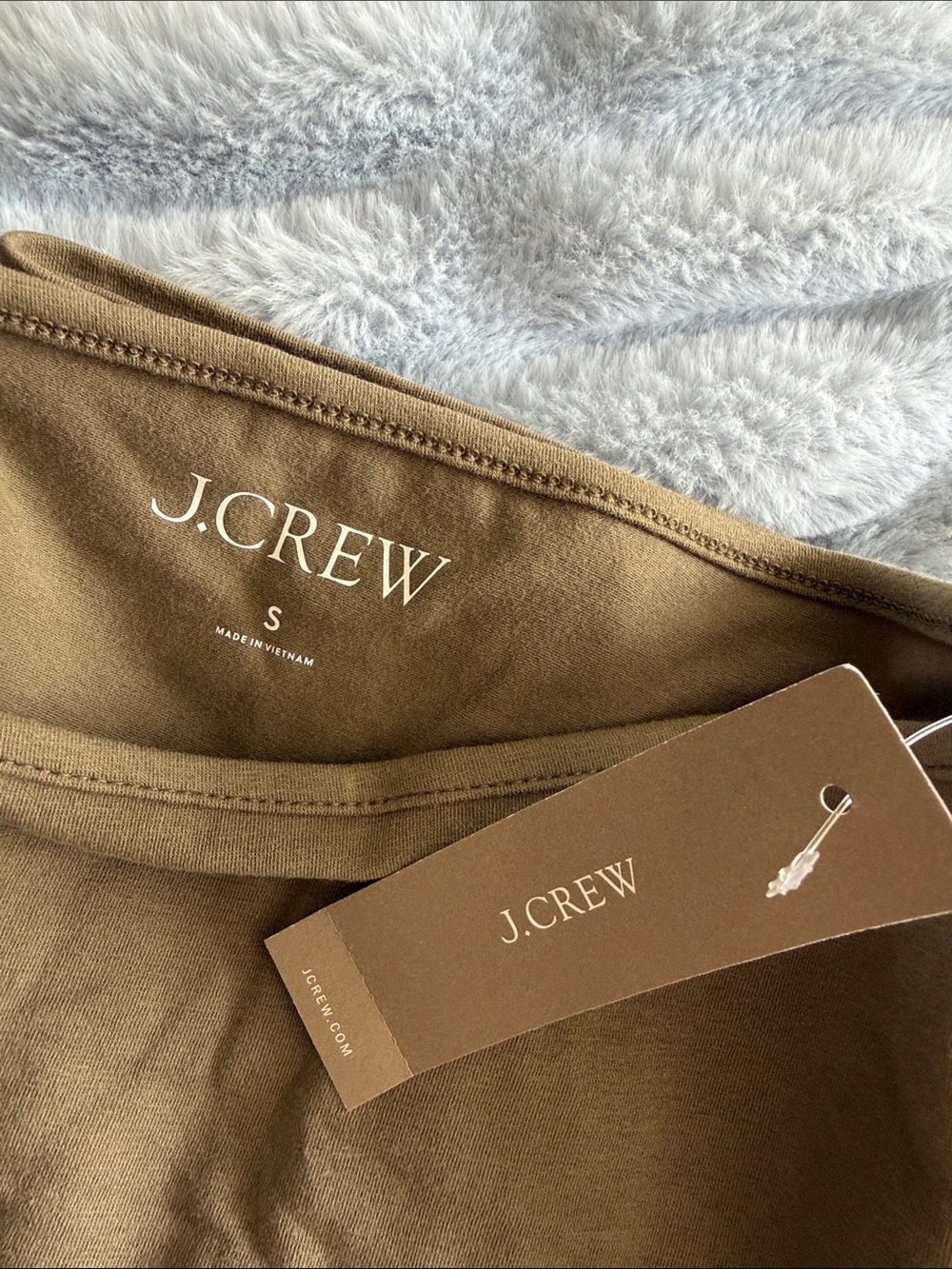 J. Crew Olive Slim Boatneck Long-Sleeve Top - Picture 4 of 5